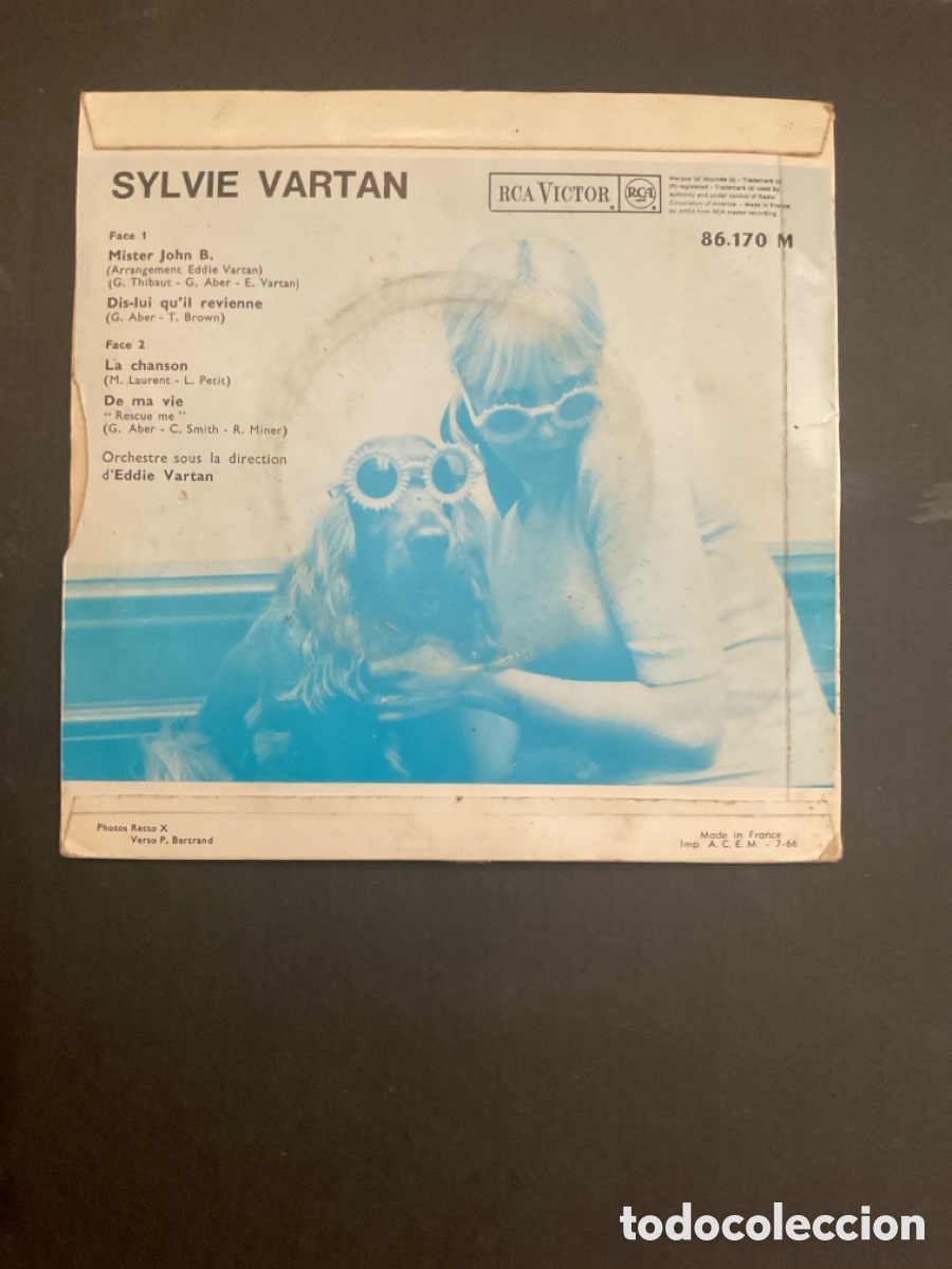 Discos de vinilo: Sylvie-Mister John B. EP - Foto 2