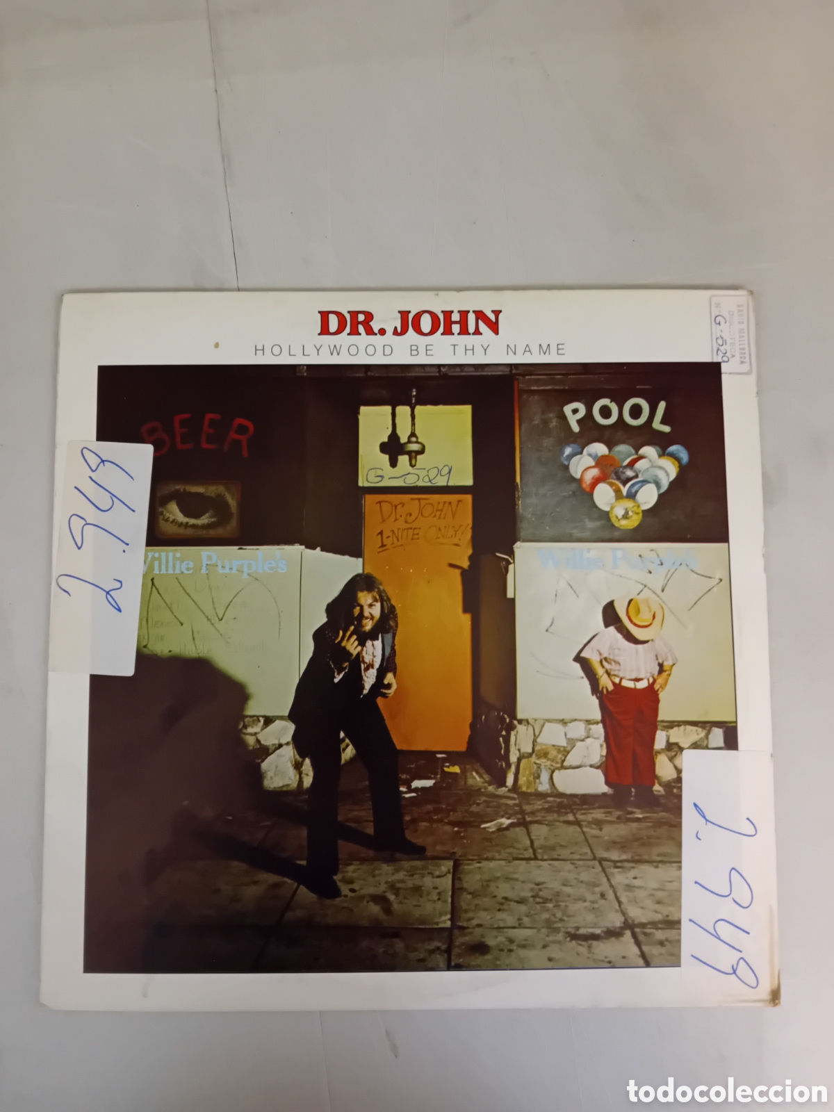 Discos de vinilo: DR. JOHN. HOLLYWOOD BE THY NAME - Foto 1
