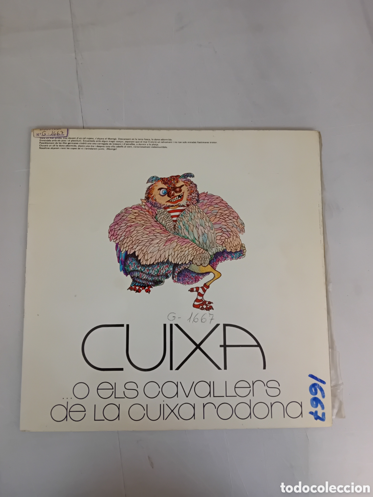 Discos de vinil: CUIXA O ELS CAVALLERS DE LA CUIXA RODONA. MONTGO