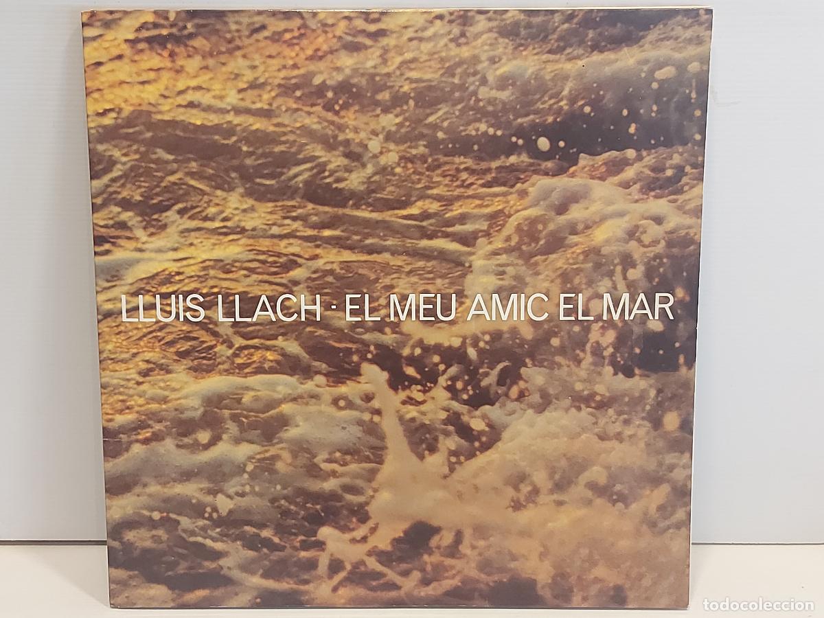 Discos de vinilo: LLU&Iacute;S LLACH / EL MEU AMIC EL MAR / LP GATEFOLD-CBS-1989 / MBC. ***/*** - Foto 2