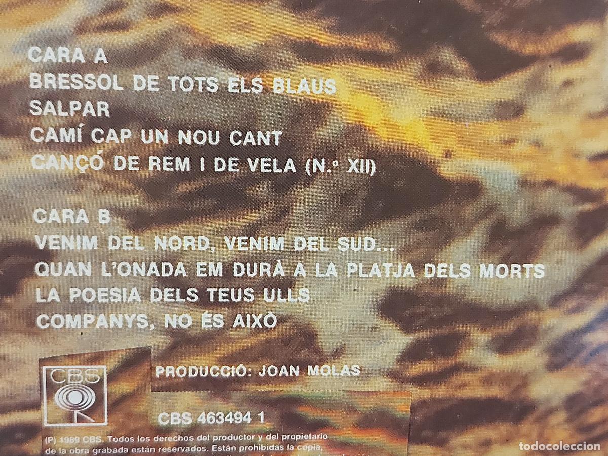 Discos de vinilo: LLU&Iacute;S LLACH / EL MEU AMIC EL MAR / LP GATEFOLD-CBS-1989 / MBC. ***/*** - Foto 5