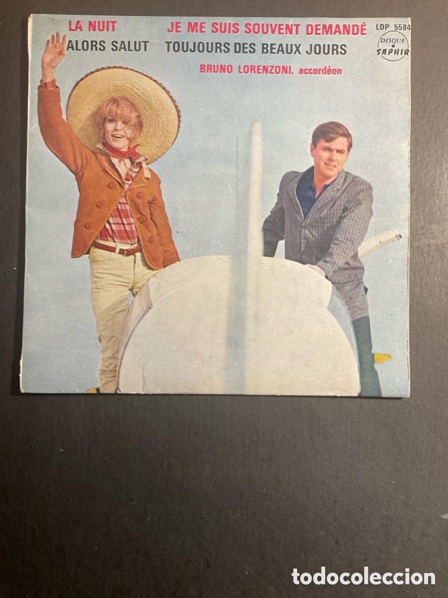 Discos de vinilo: Bruno Lorenzoni,accord&eacute;on-La Nuit EP - Foto 1