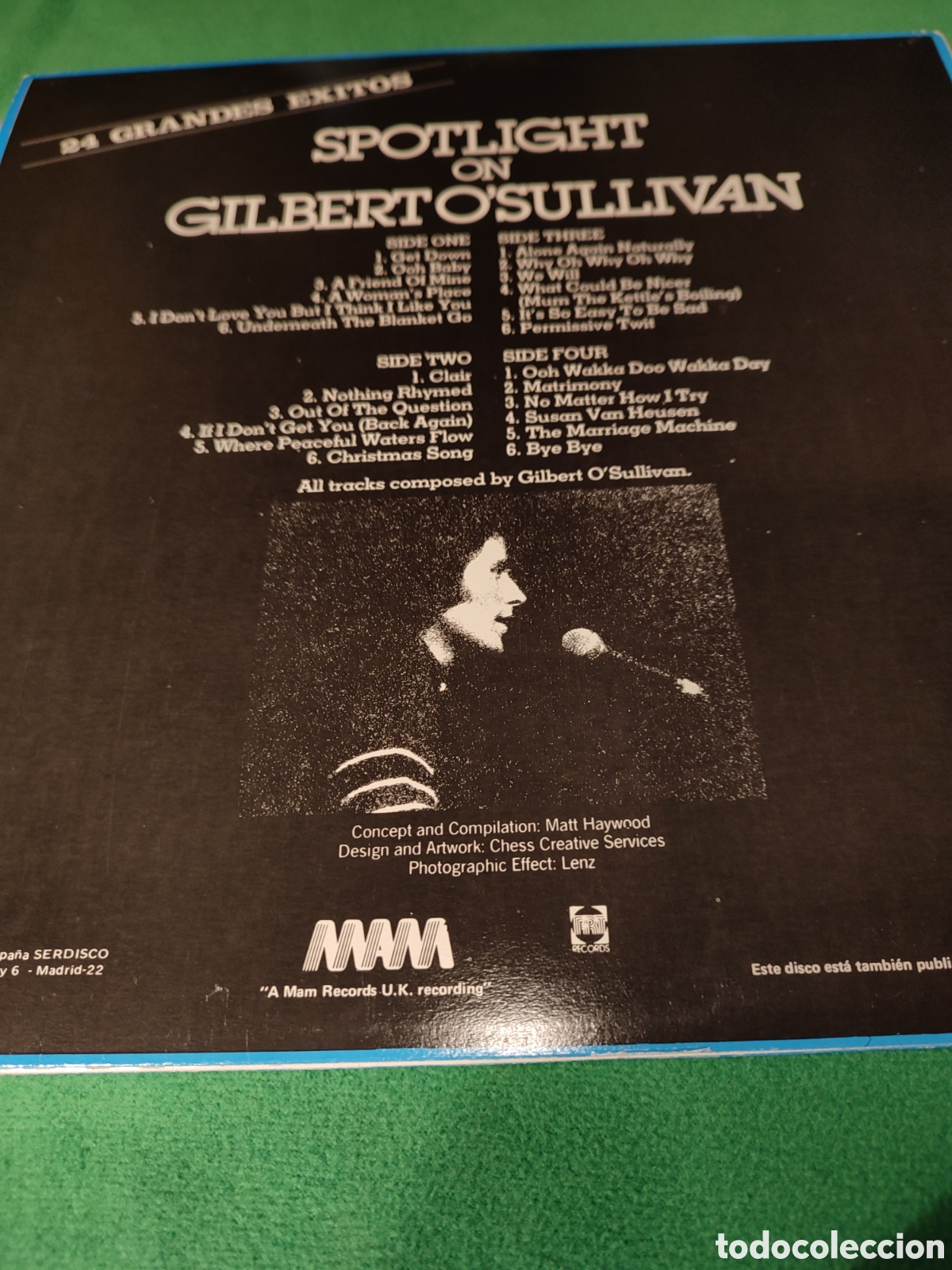 Discos de vinilo: Gilbert OSullivan - Spotlight 2 Lps - Foto 2