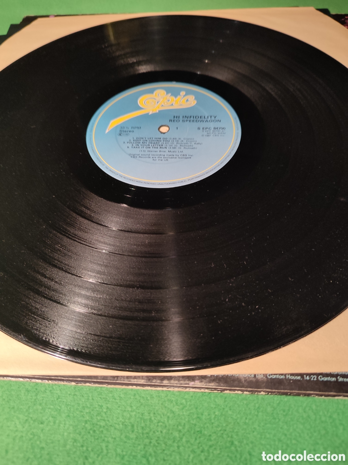 Discos de vinilo: Reo Speedwagon - Hi infidelity - Foto 4