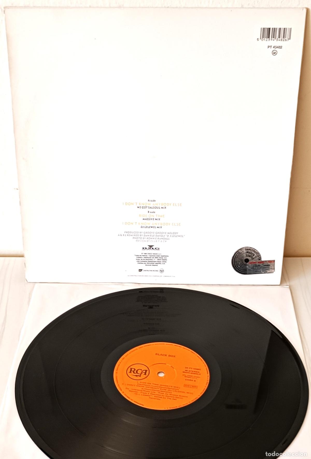 Discos de vinilo: BLACK BOX - I DON&acute;T KNOW ANYBODY ELSE MAXI RCA - 1990 - Foto 2