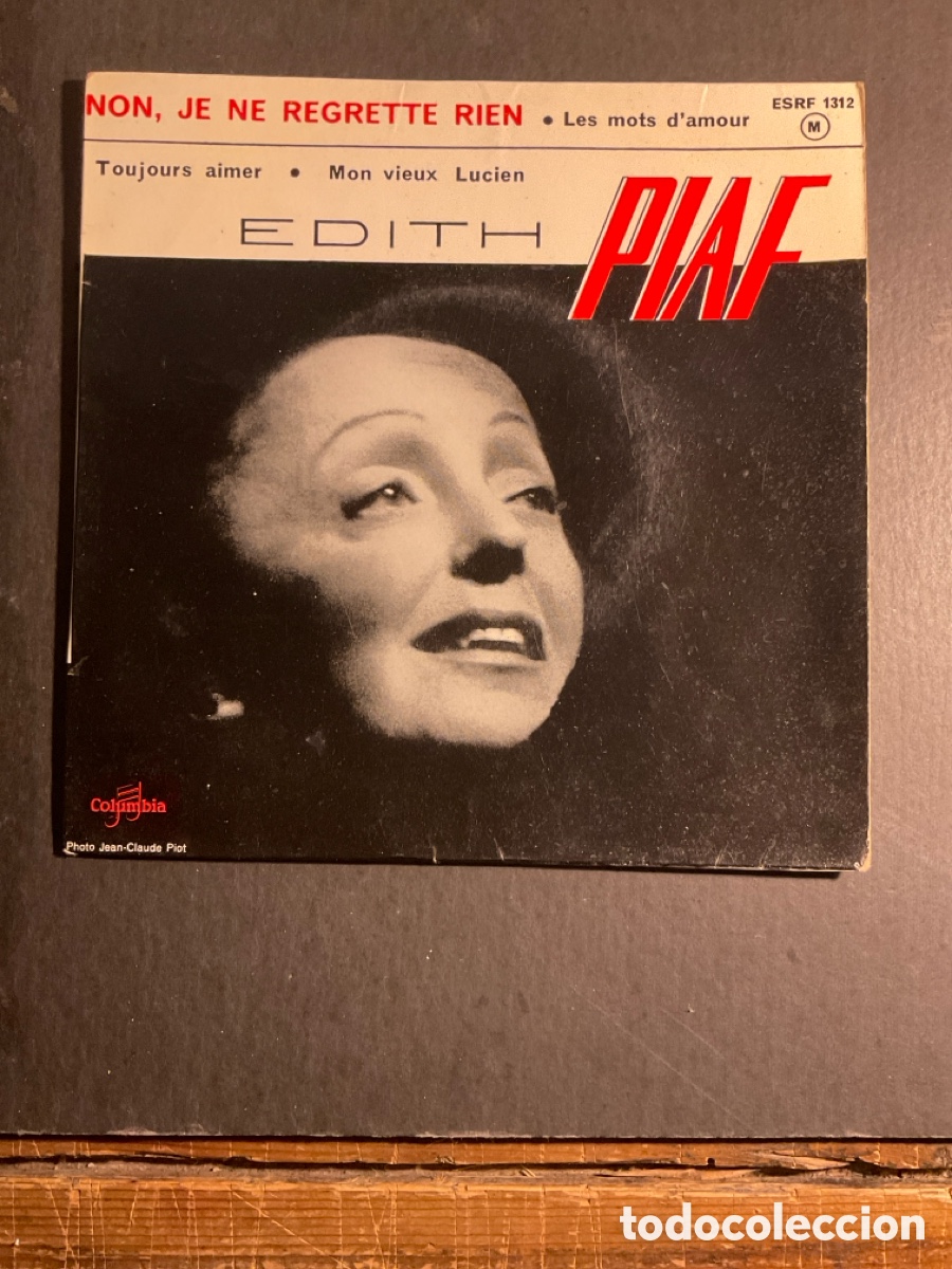 Discos de vinilo: Edith Piaf Non,Je Ne Regrette Rien - Foto 1