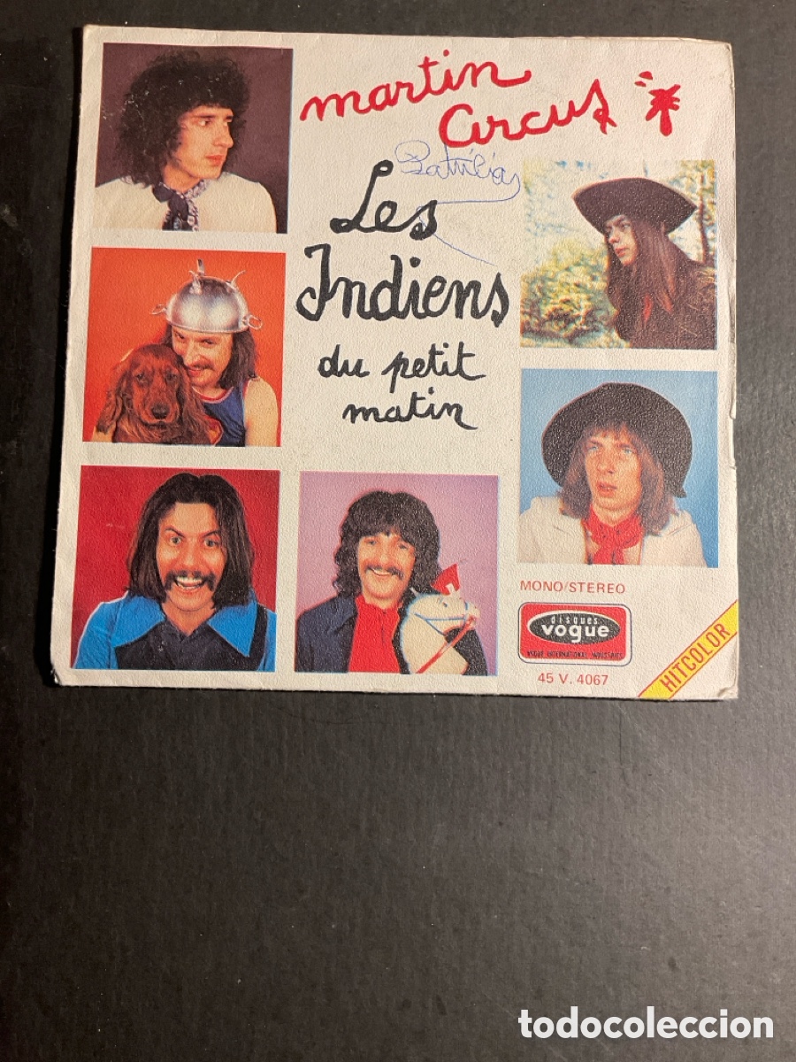 Discos de vinilo: Martin Circus Les Indiens Du Petit Matin - Foto 1