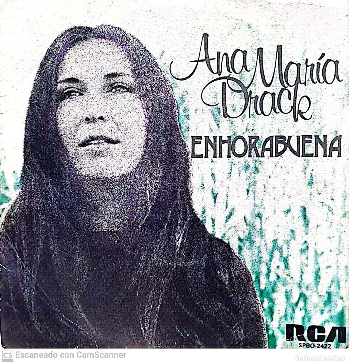 Discos de vinilo: Ana Mar&iacute;a Drack &lrm;&ndash; Enhorabuena - Foto 1