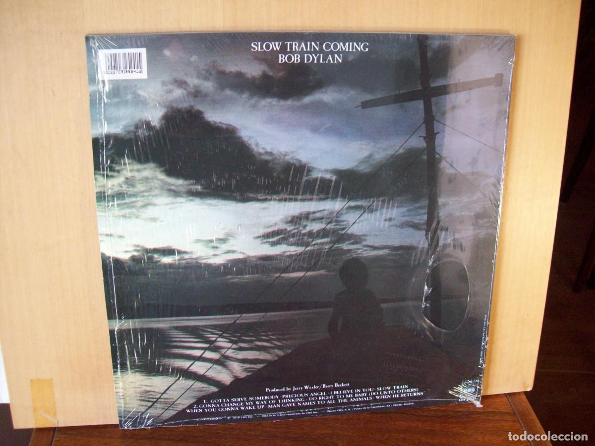 Discos de vinilo: BOB DYLAN - SLOW TRAIN COMING - LP 1979 - Foto 2