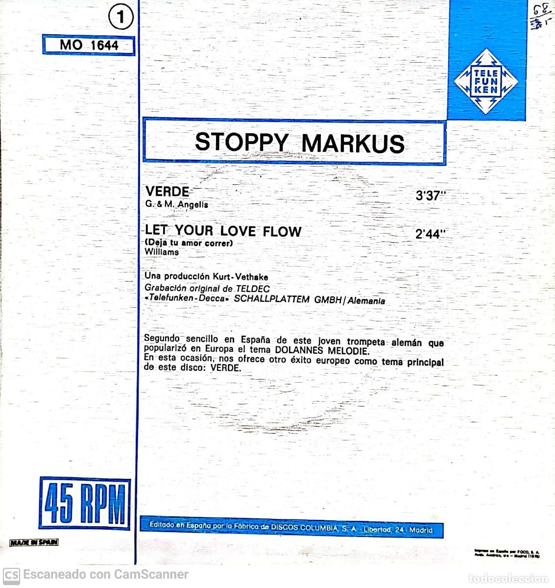 Discos de vinilo: Stoppy Markus &lrm;&ndash; Verde - Foto 2