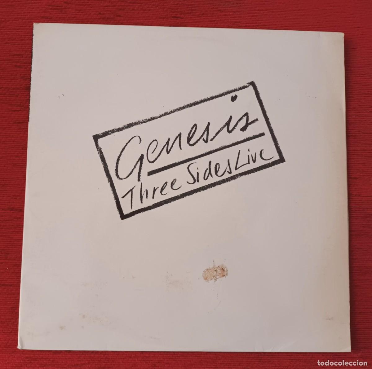 Discos de vinilo: GENESIS - THREE SIDES LIVE - 2 LPS - Foto 1