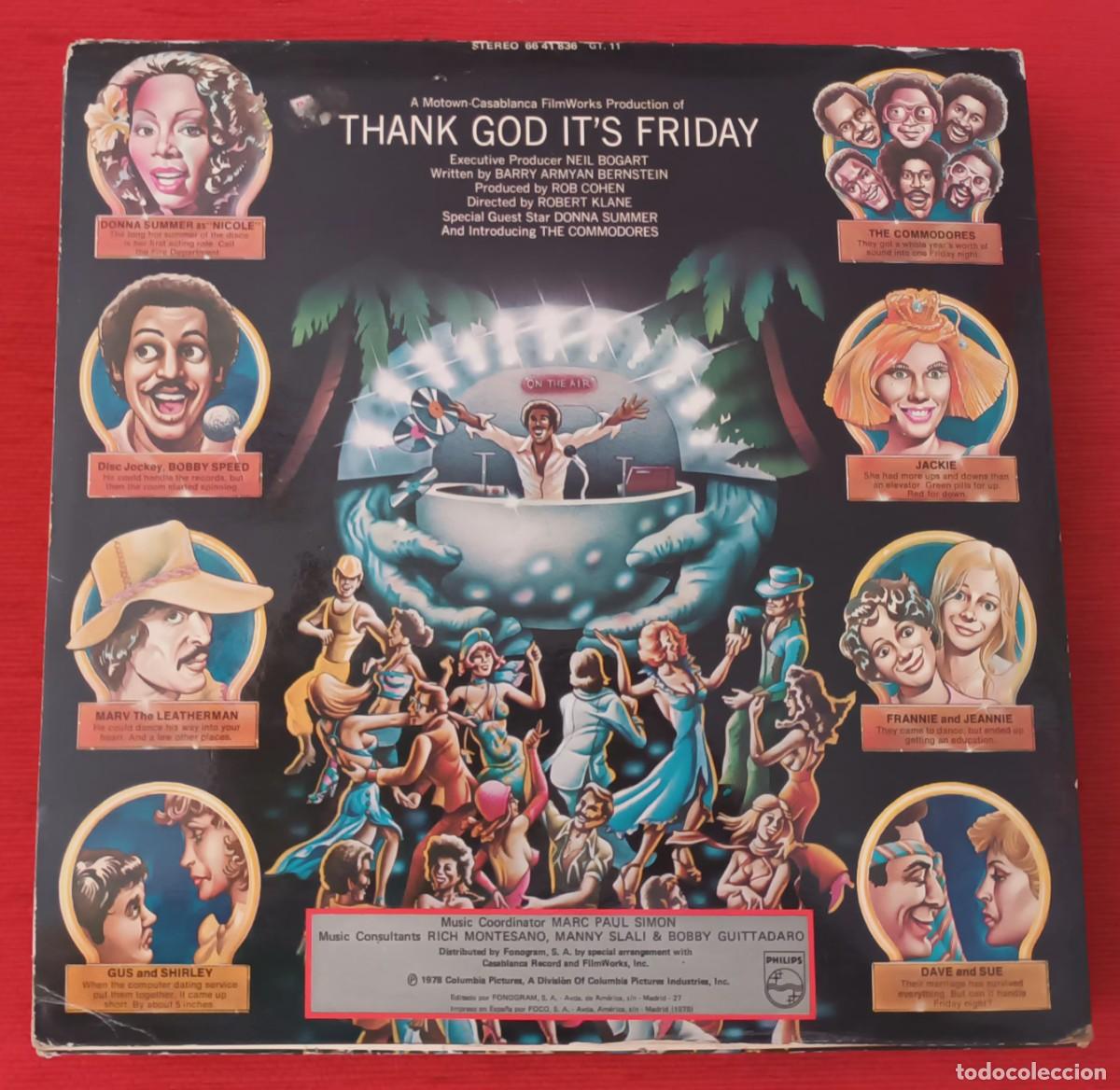 Discos de vinilo: THANK GOD IT&acute;S FRIDAY - 3 LPS - Foto 1