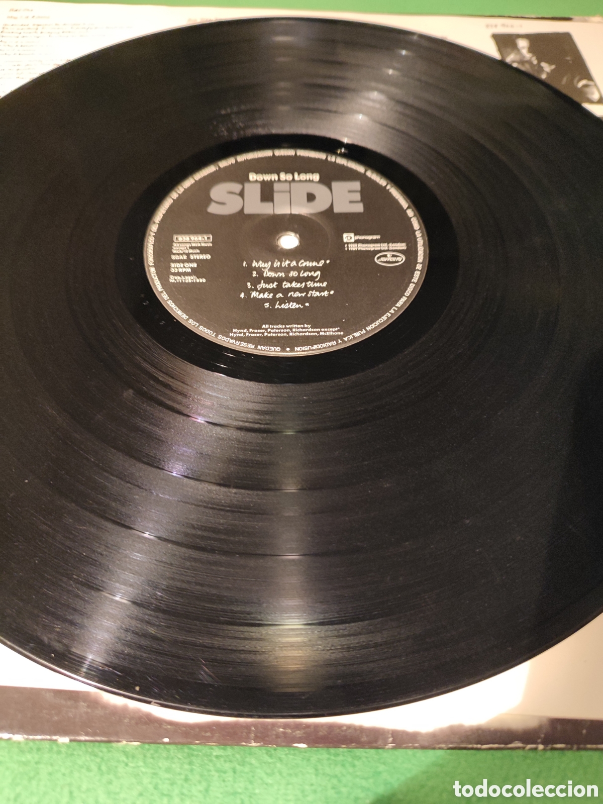 Discos de vinilo: Slide - Down so long - Foto 4