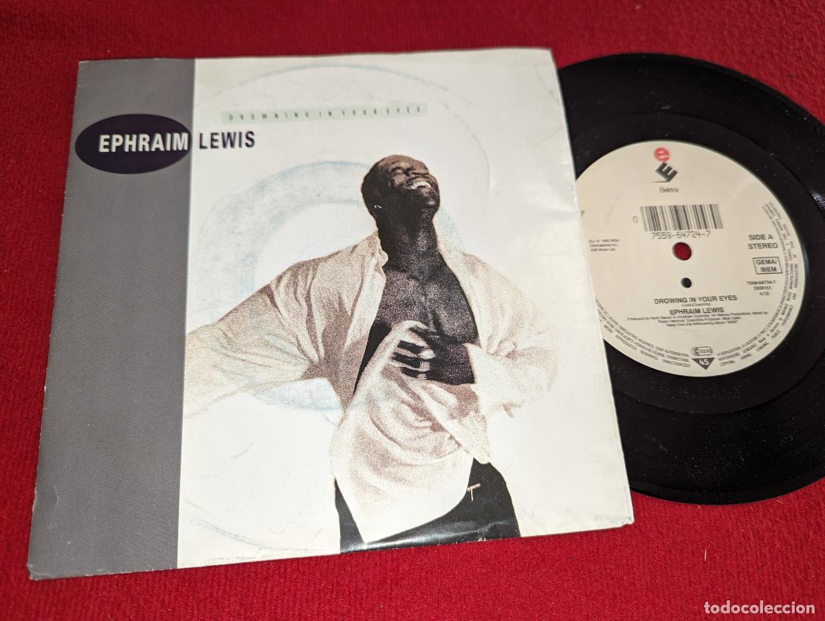 Dischi in vinile: EPHRAIM LEWIS Drowing in your eyes/Dreams from the trees 7'' SINGLE 1992 Elektra GERMANY ALEMANIA