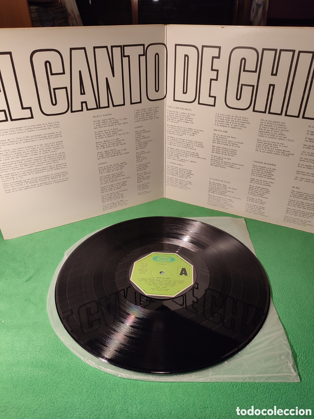 Discos de vinilo: Charo Cofre - El canto de Chile - Foto 2