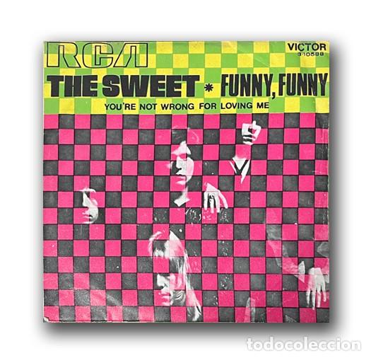 Discos de vinilo: The Sweet &ndash; Funny, Funny Single 7&rdquo; - Foto 1