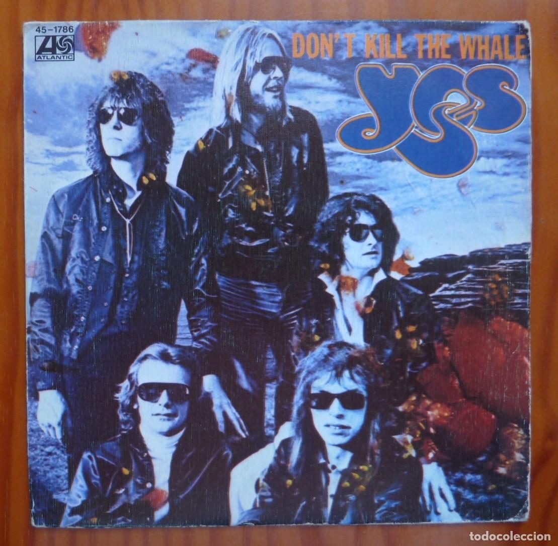 Discos de vinilo: YES / DONT KILL THE WHALE / 1978 / SINGLE - Foto 1