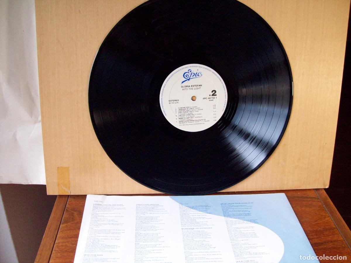 Discos de vinilo: GLORIA ESTEFAN - THE LIGHT - LP 1991 - Foto 4