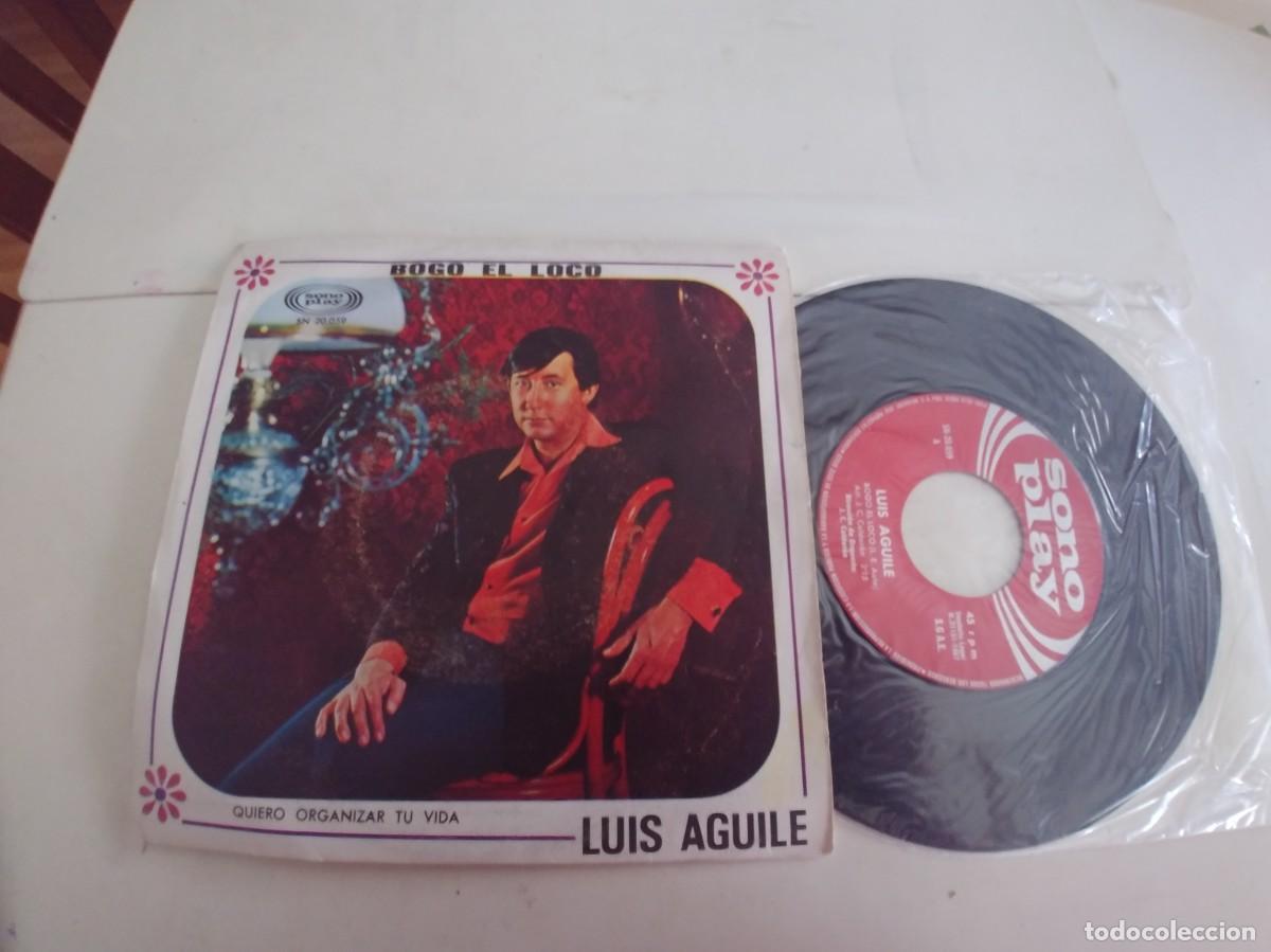 Discos de vinilo: LUIS AGUILE-SINGLE BOGO EL LOCO - Foto 1