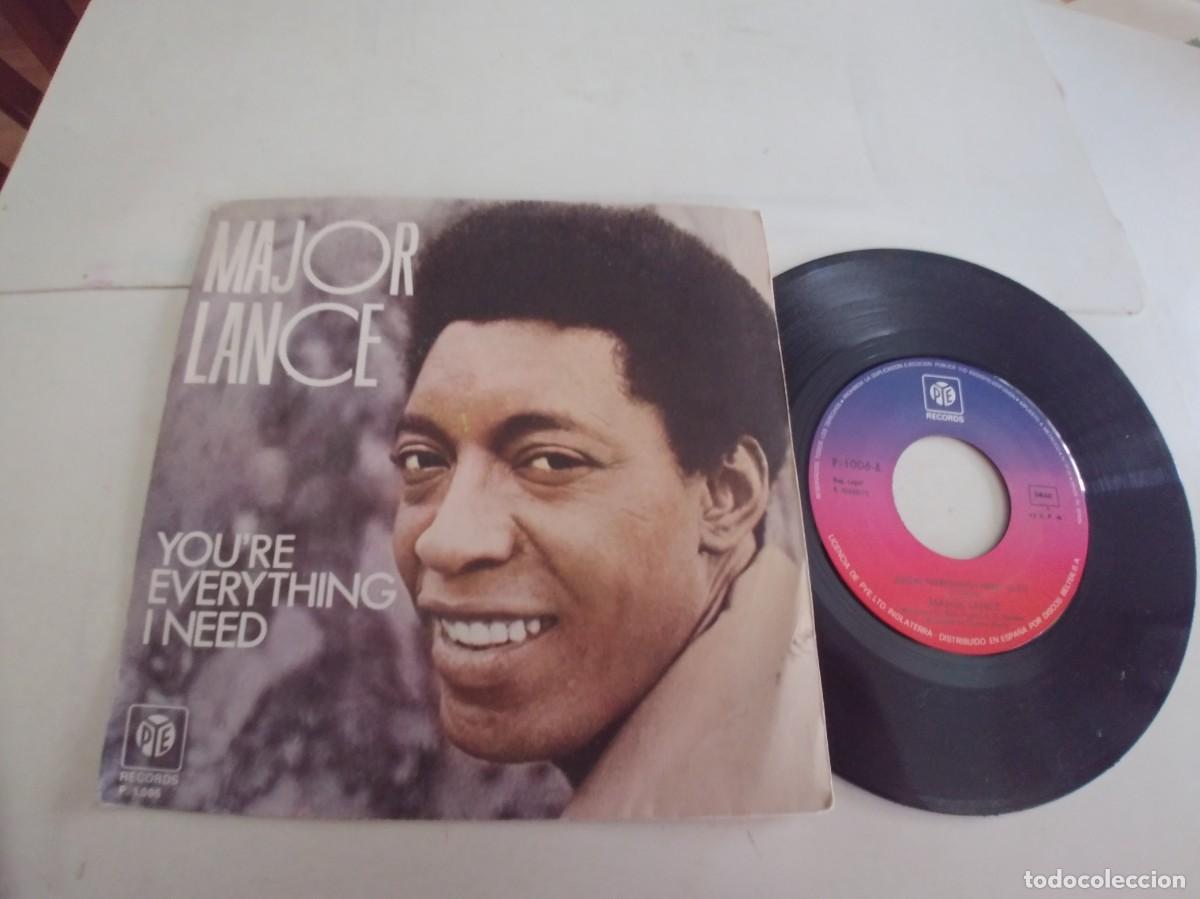 Discos de vinilo: MAJOR LANCE-SINGLE youre everything i need - Foto 1