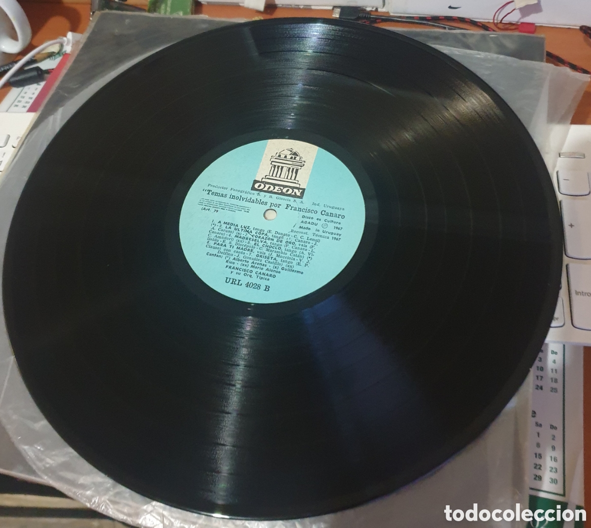 Discos de vinilo: Francisco Canaro - temas inolvidables. ODEON - Foto 2