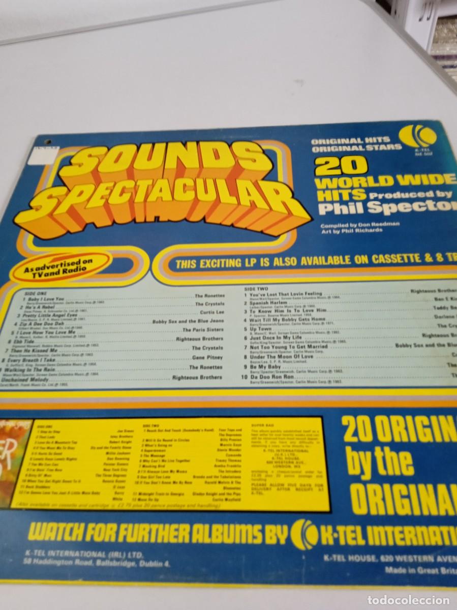 Discos de vinilo: SOUNDS SPECTACULAR 20 World Wide Hits - Foto 2