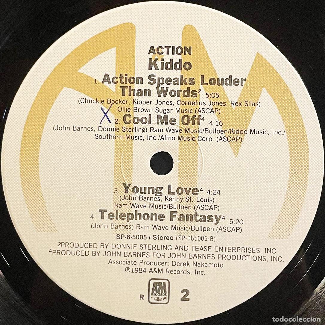 Discos de vinilo: KIDDO / ACTION / LP AM 1984 / USA - Foto 5