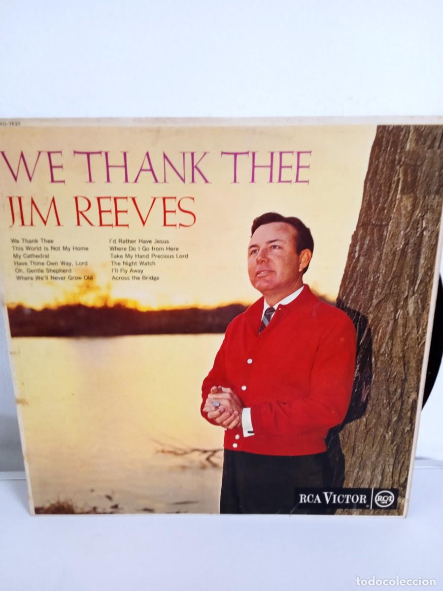 Discos de vinilo: JIM REEVES We Thank Thee - Foto 1