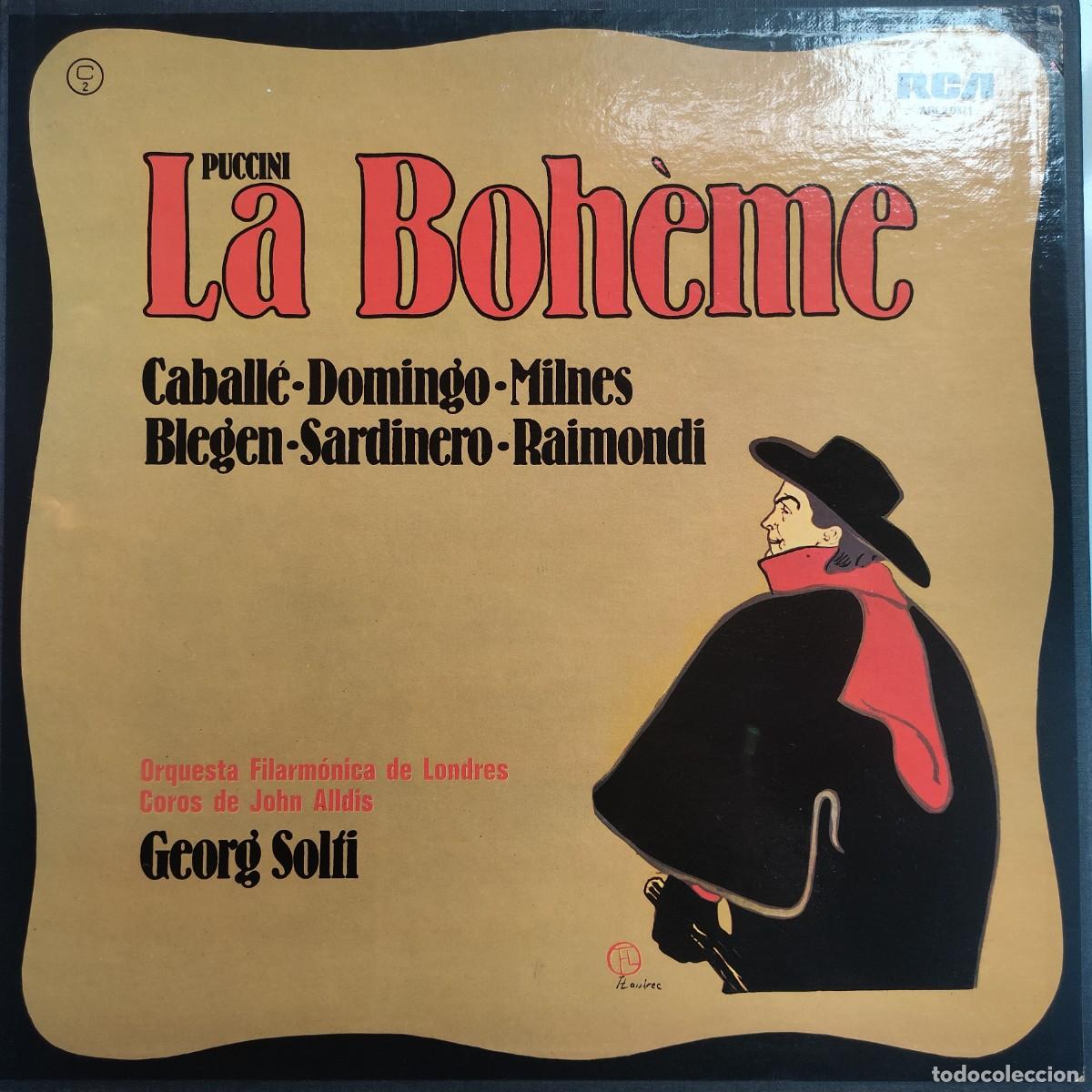 Discos de vinilo: La boh&egrave;me - opera de Puccini - doble LP - Foto 1