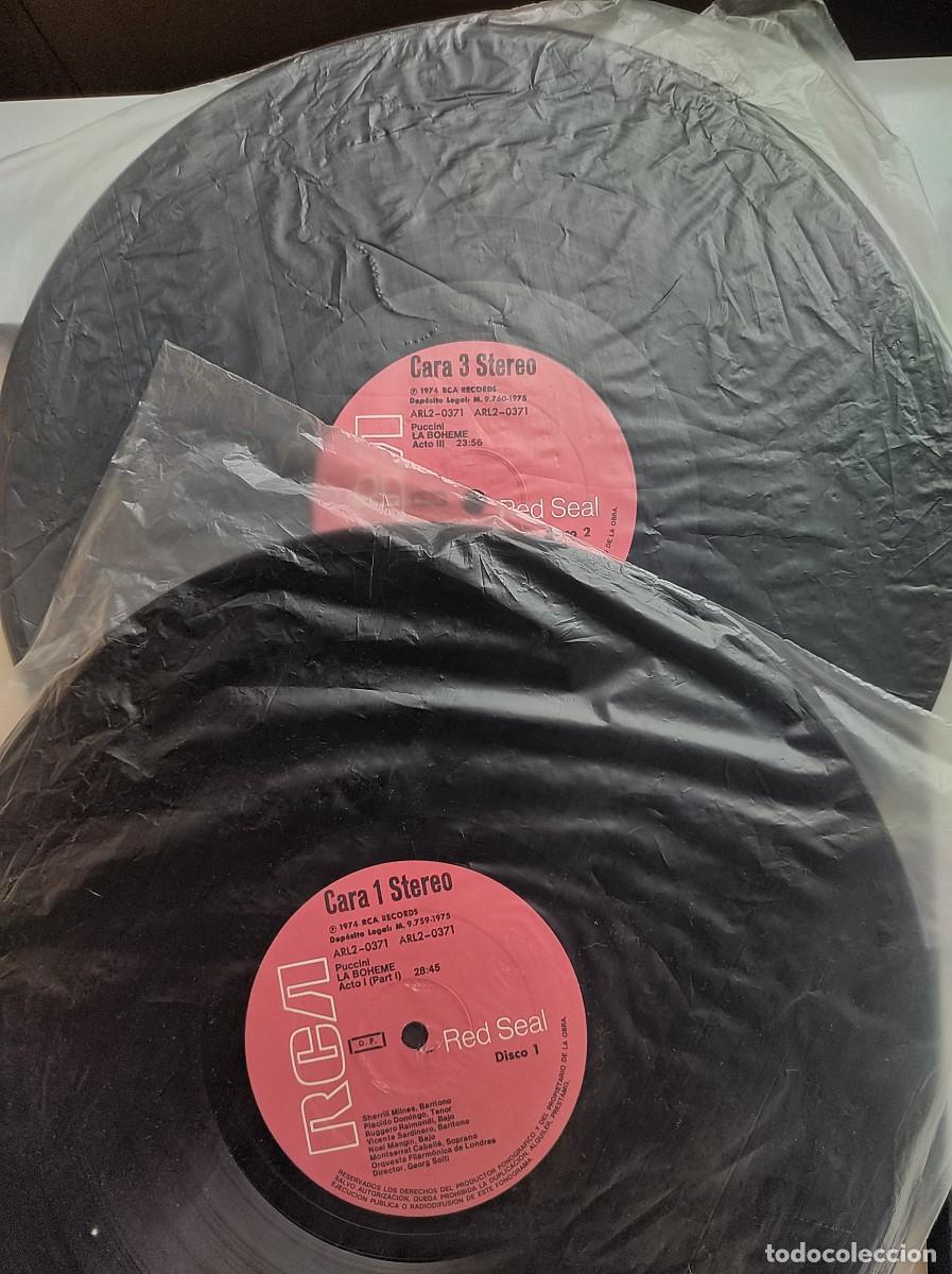 Discos de vinilo: La boh&egrave;me - opera de Puccini - doble LP - Foto 2