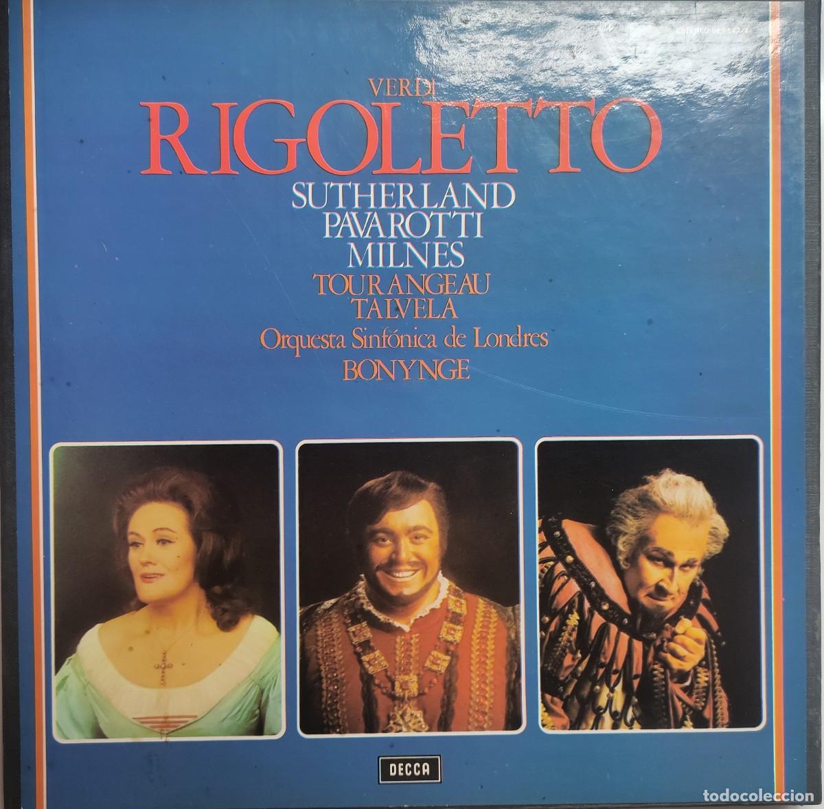Discos de vinilo: Rigoletto - Opera de Verdi - cofre de 3 Lps - Foto 1