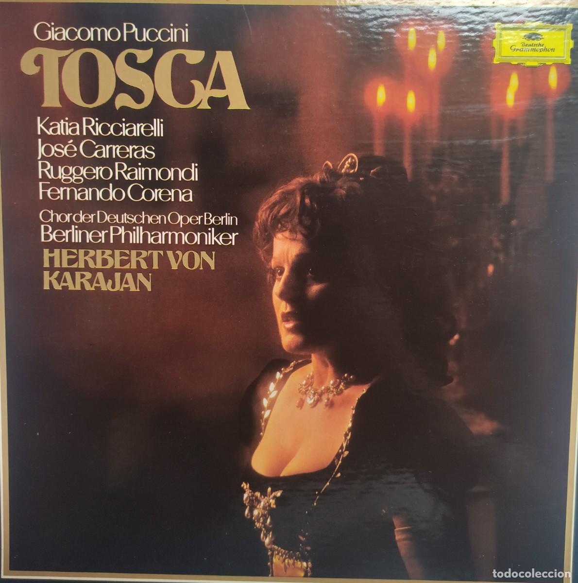 Discos de vinilo: Tosca - Opera de Puccini - cofre de 2 Lps - Foto 1