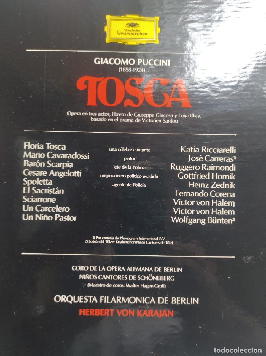 Discos de vinilo: Tosca - Opera de Puccini - cofre de 2 Lps - Foto 5
