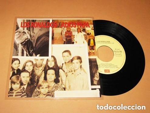 Discos de vinilo: LOS RONALDOS & COQUE MALLA - ADIOS PAPA (CONSIGUENOS UN POCO DE DINERO MAS) - SINGLE NUEVO - 1988
