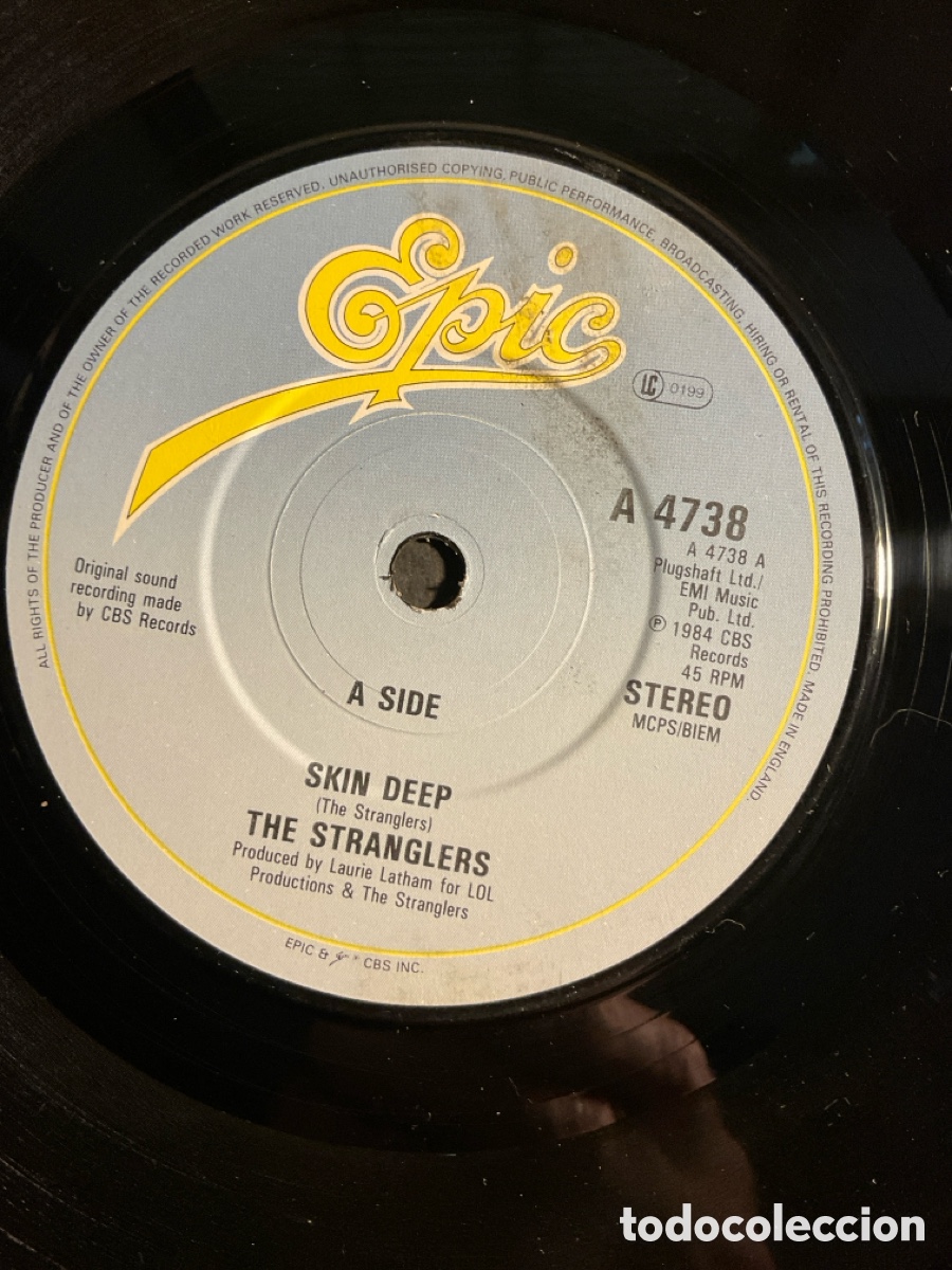 Discos de vinilo: Stranglers Skin Deep +tatuaje gratis - Foto 3
