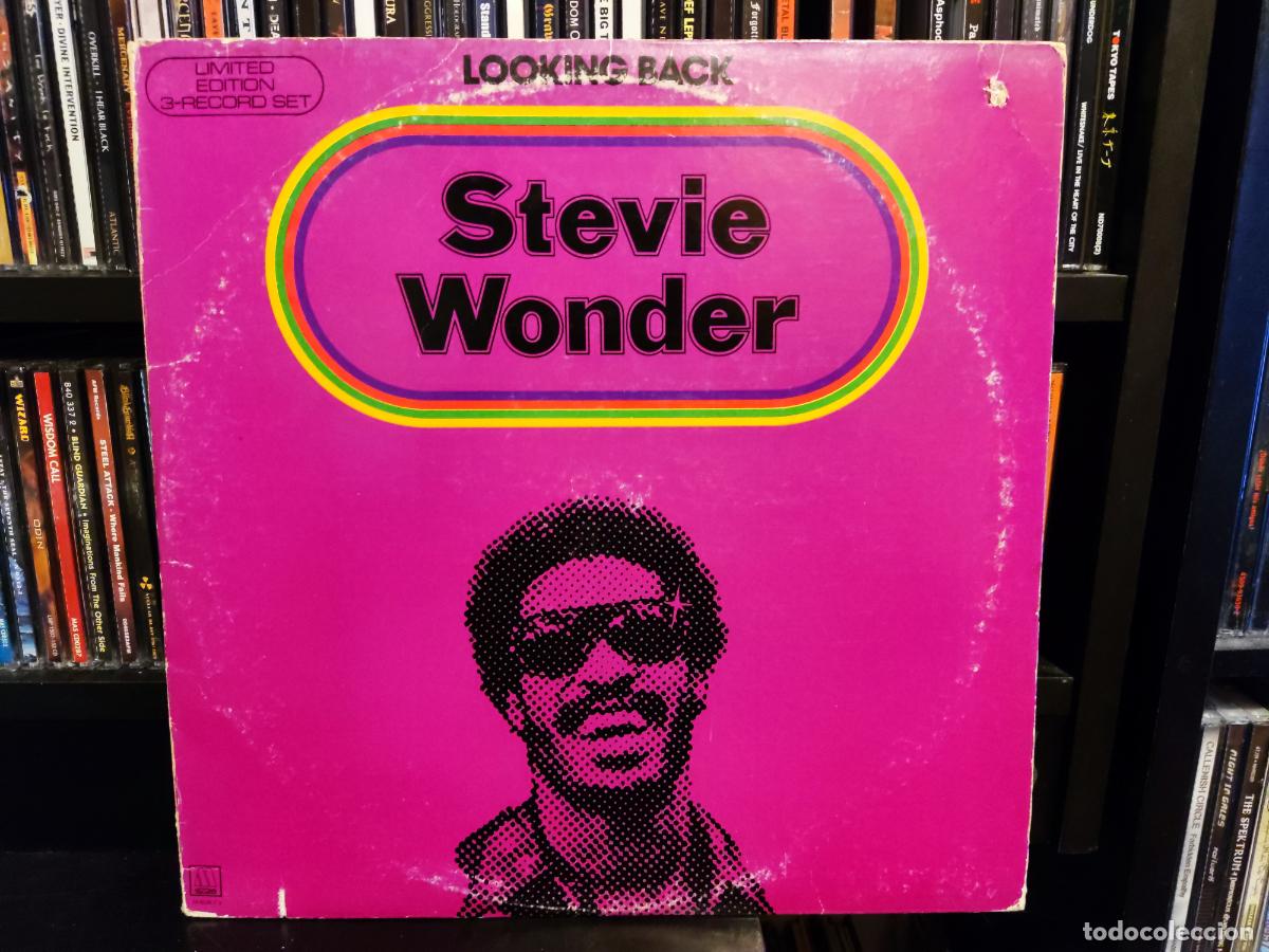 Discos de vinilo: STEVIE WONDER - LOOKING BACK - 3 LPS - Foto 1