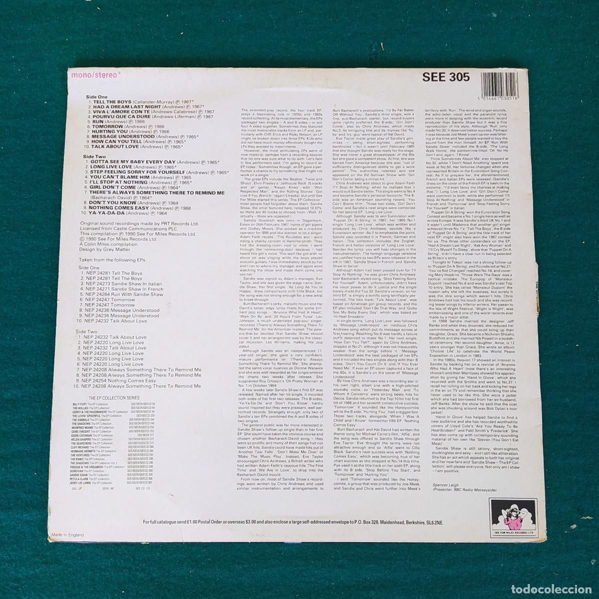 Discos de vinilo: Sandie Shaw &ndash; The EP Collection - Foto 2