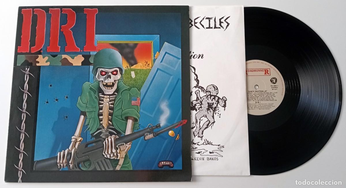 Discos de vinilo: LP D.R.I. - DIRTY ROTTEN LP / VIOLENT PACIFICATION - Foto 3