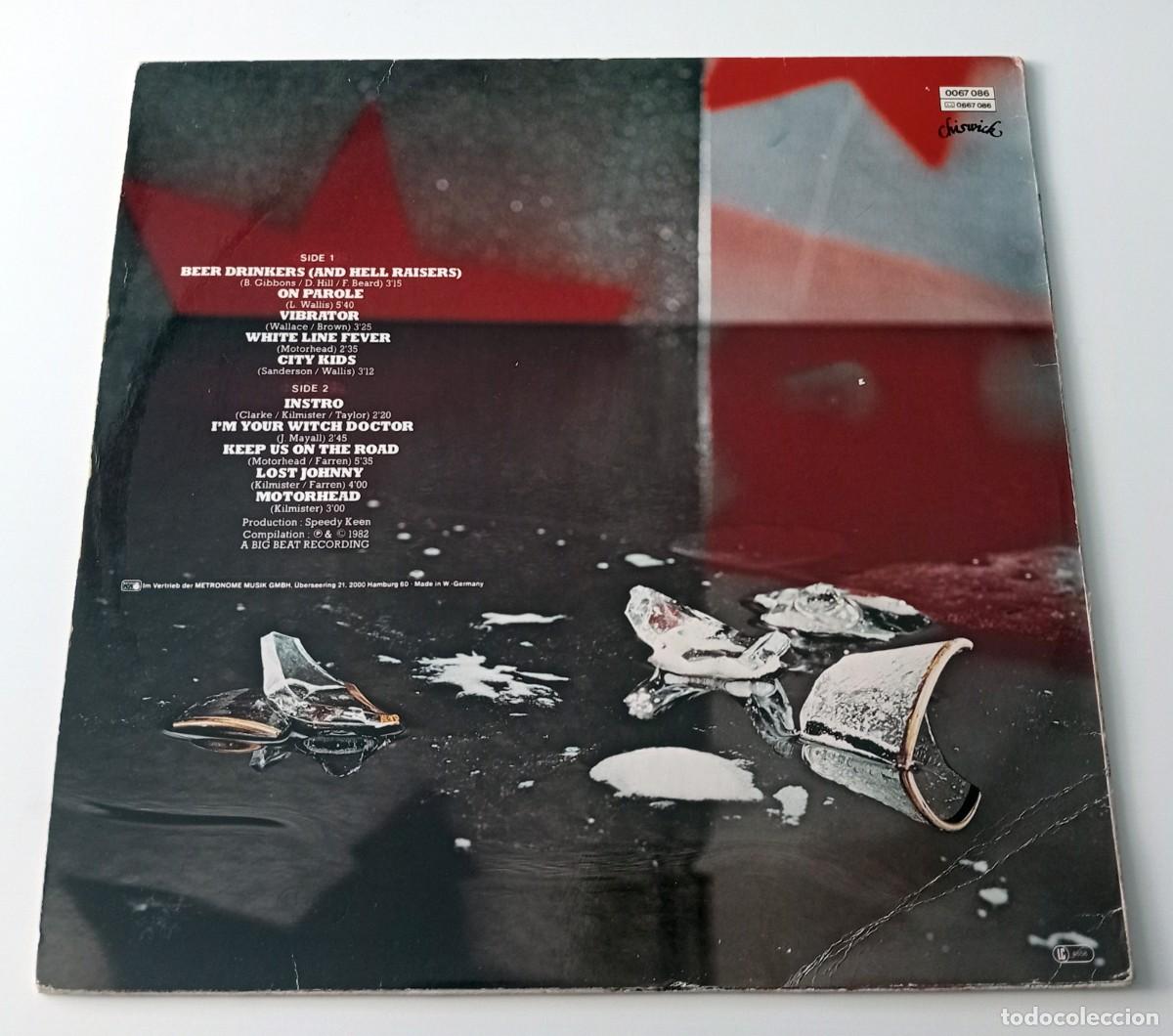 Discos de vinilo: LP MOTORHEAD - BEER DRINKERS - Foto 2