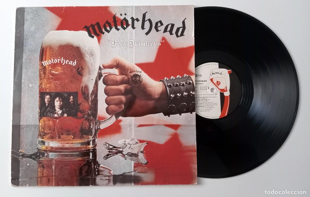 Discos de vinilo: LP MOTORHEAD - BEER DRINKERS - Foto 3