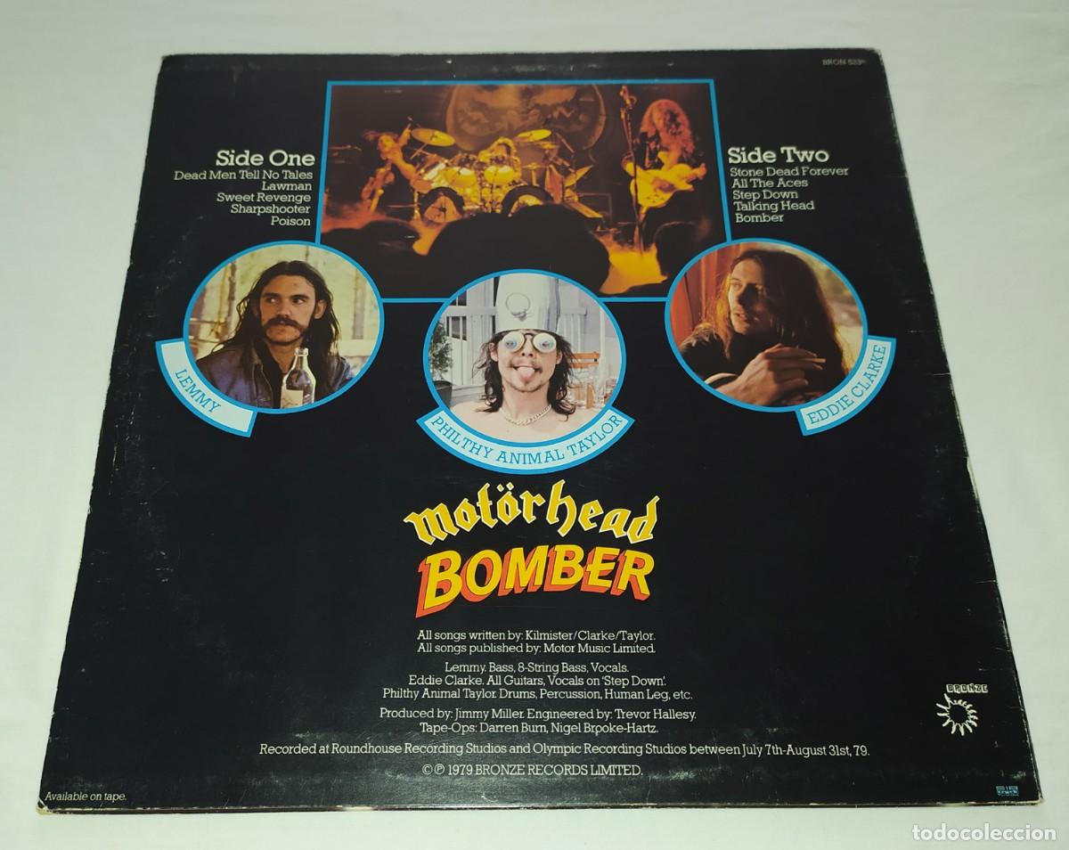 Discos de vinilo: LP MOTORHEAD - BOMBER - Foto 2