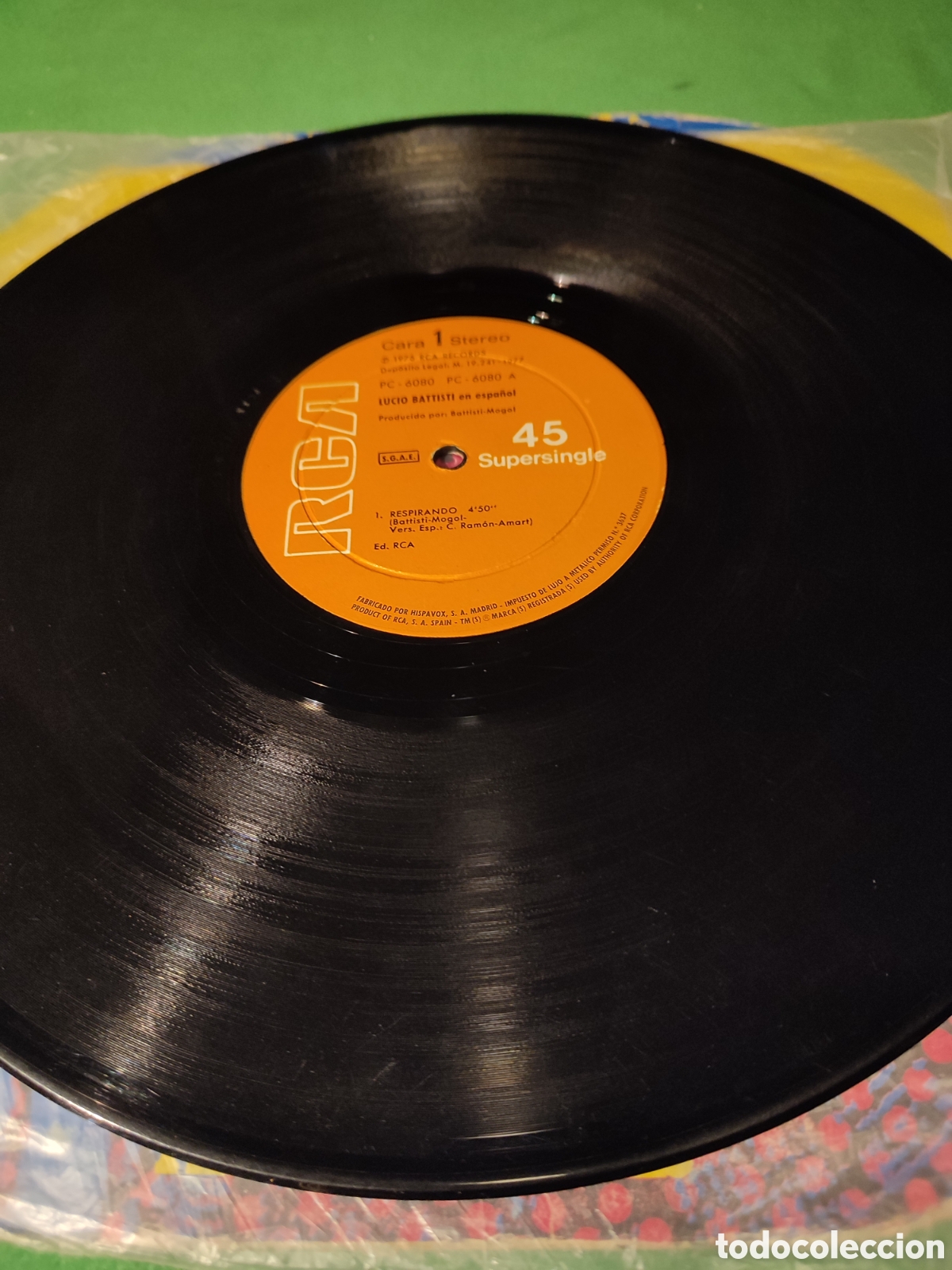 Discos de vinilo: Lucio Battisti - Respirando En espa&ntilde;ol - Foto 3