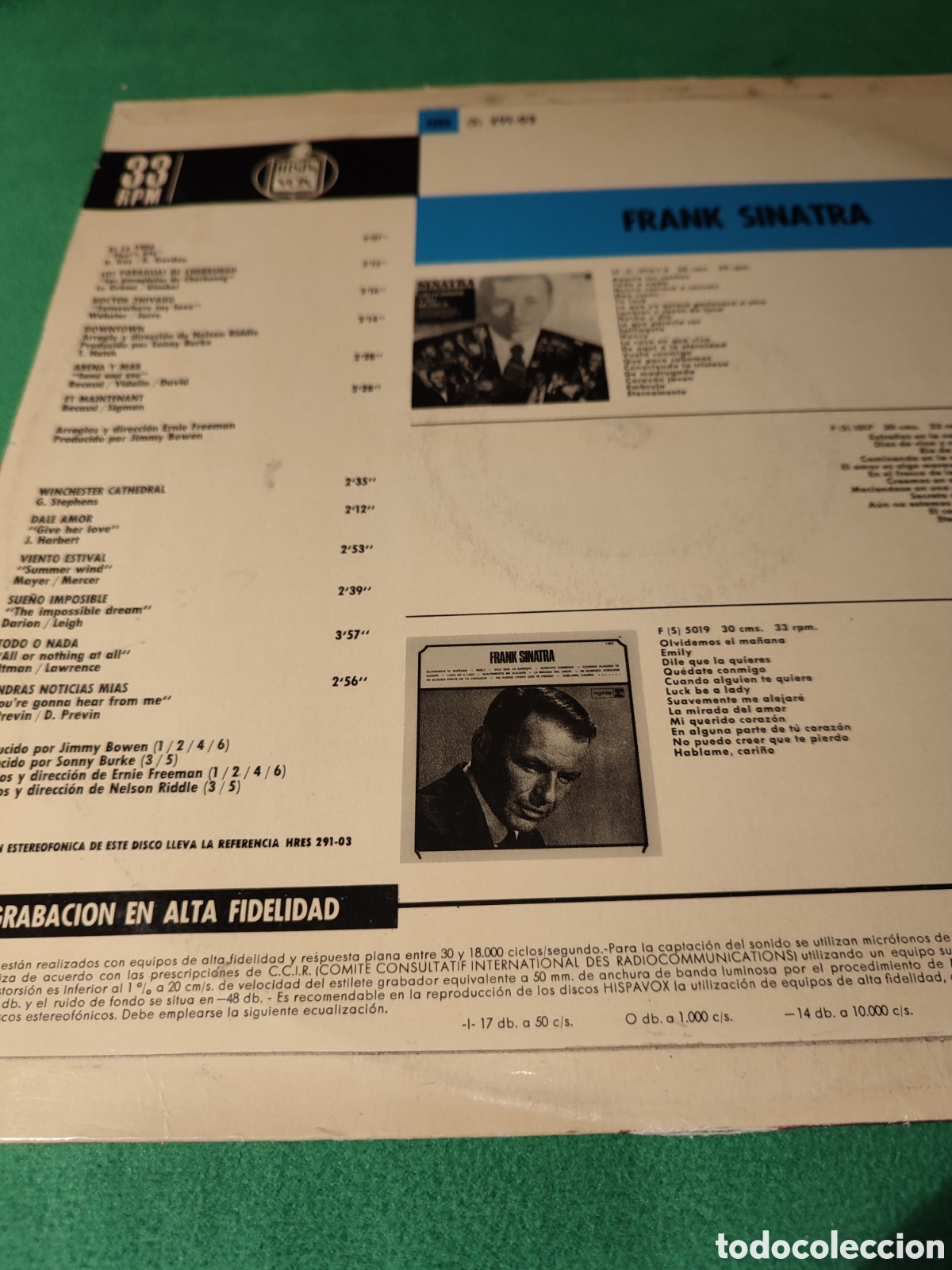 Discos de vinilo: Frank Sinatra - Es la vida - Foto 2