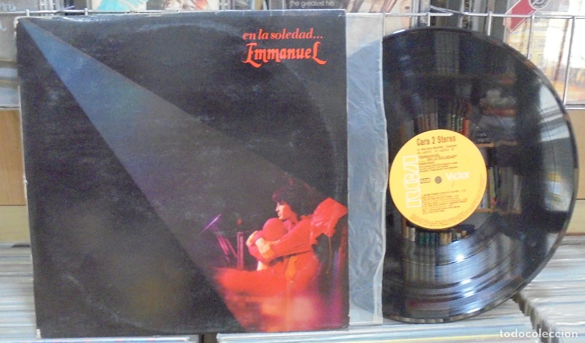 Discos de vinilo: Emmanuel. En la soledad .... . RCA 1983 -- LP - Foto 1