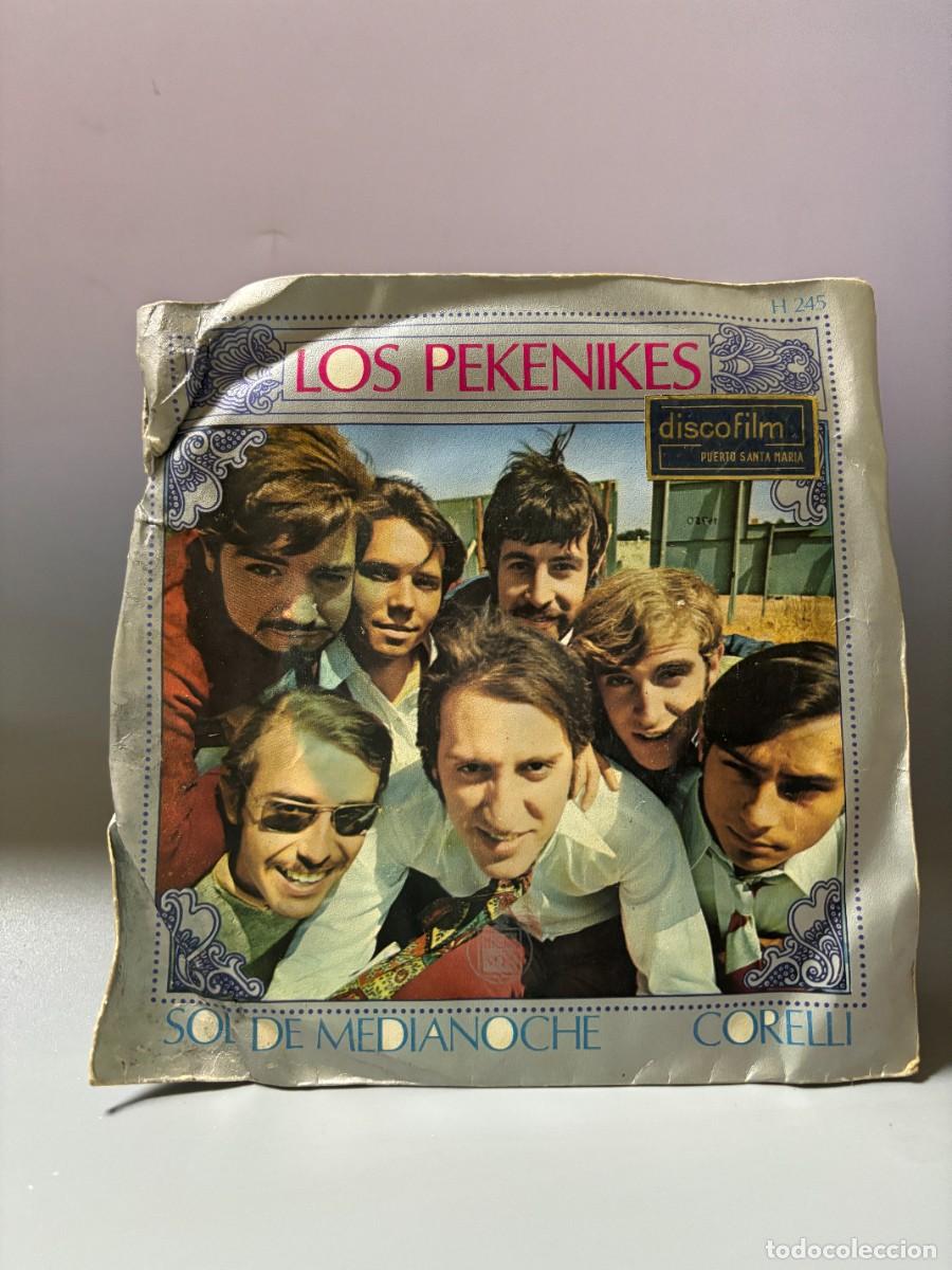 Discos de vinilo: SINGLE - LOS PEKENIKES - SOL DE MEDIANOCHE / CORELLI - HISPAVOX - AMDRID 1967 - Foto 1