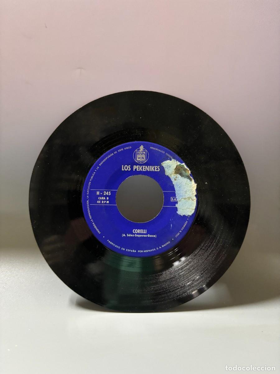 Discos de vinilo: SINGLE - LOS PEKENIKES - SOL DE MEDIANOCHE / CORELLI - HISPAVOX - AMDRID 1967 - Foto 3