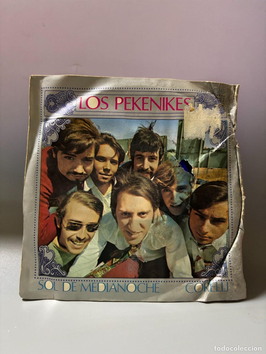Discos de vinilo: SINGLE - LOS PEKENIKES - SOL DE MEDIANOCHE / CORELLI - HISPAVOX - AMDRID 1967 - Foto 4