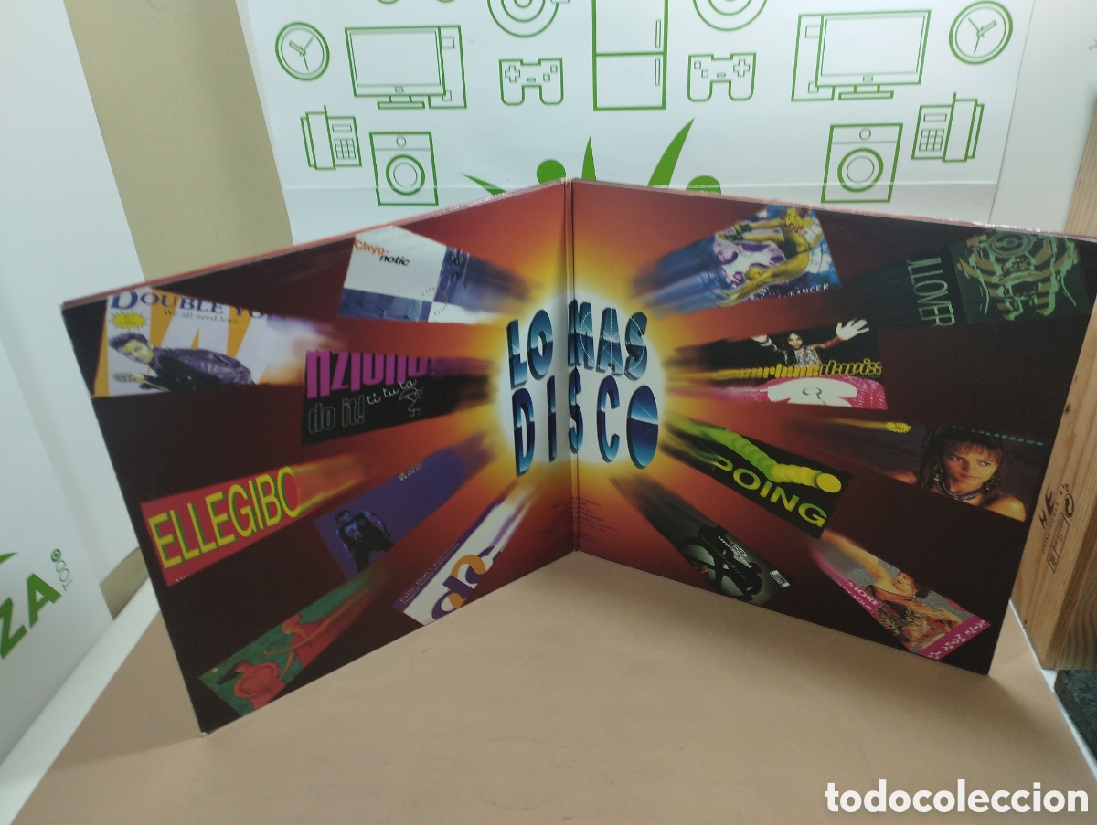 Discos de vinilo: Lo m&aacute;s disco disco. Doble LP. - Foto 3