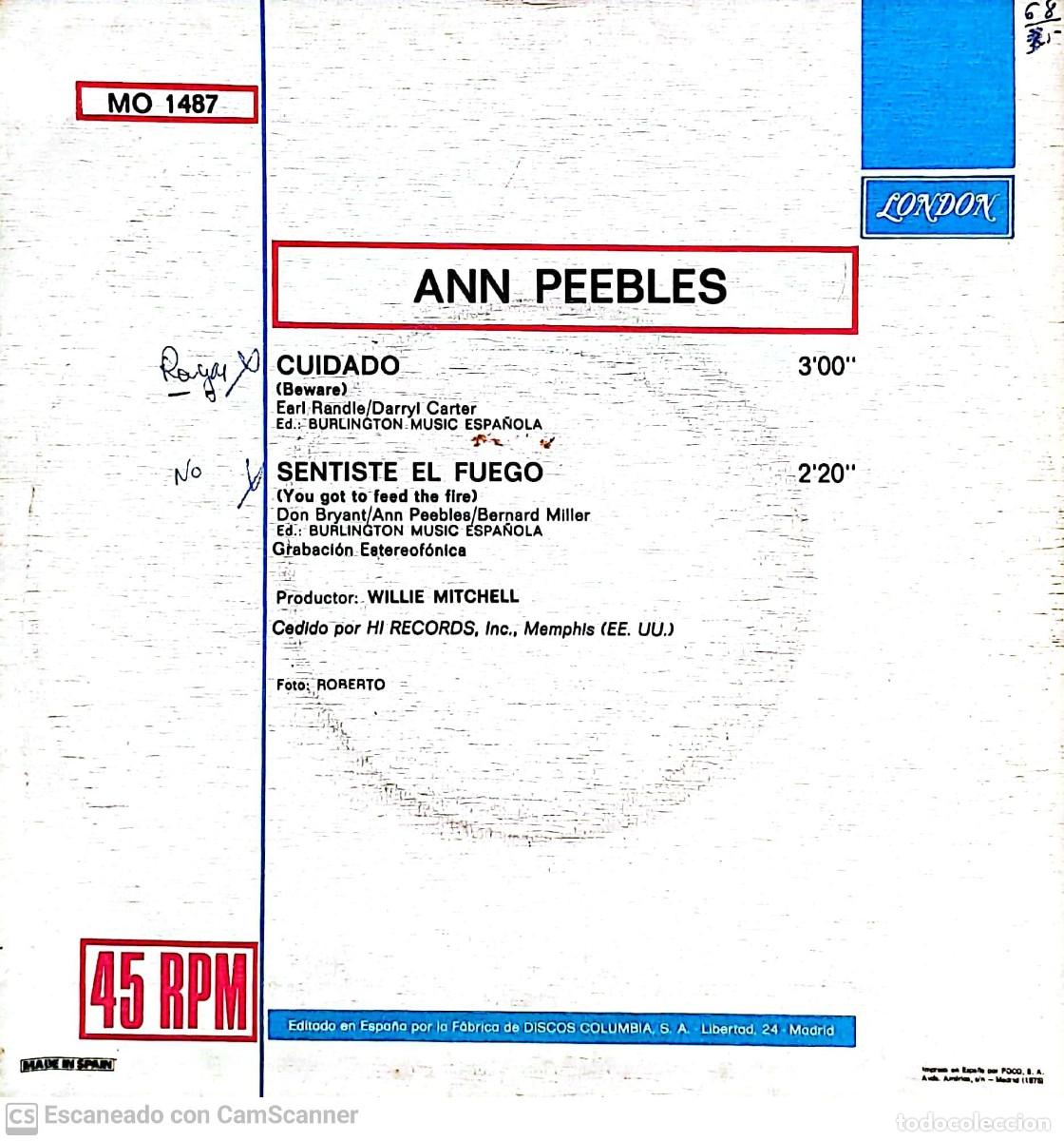 Discos de vinilo: Ann Peebles &lrm;&ndash; Cuidado - Foto 2