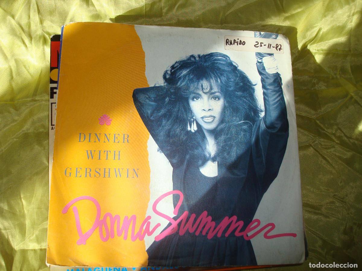 Discos de vinilo: DONNA SUMMER. DINNER WITH GERSHWIN. WARNER BROS, 1987. EDC. GERMANY. IMPECABLE - Foto 1
